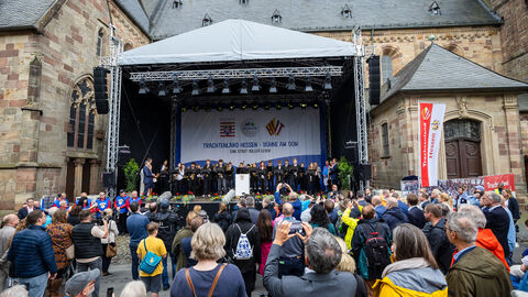 Bühne auf dem Hessentag 2024