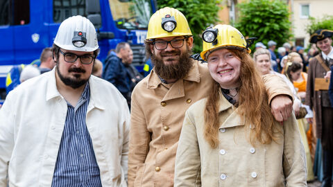 Festzug zum Abschluss des 61. Hessentags in Fritzlar